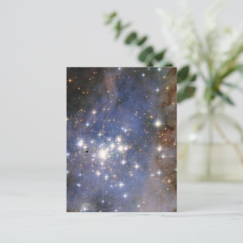 Diamond Stars in Carina Nebula Hubble Space Invitation Postcard