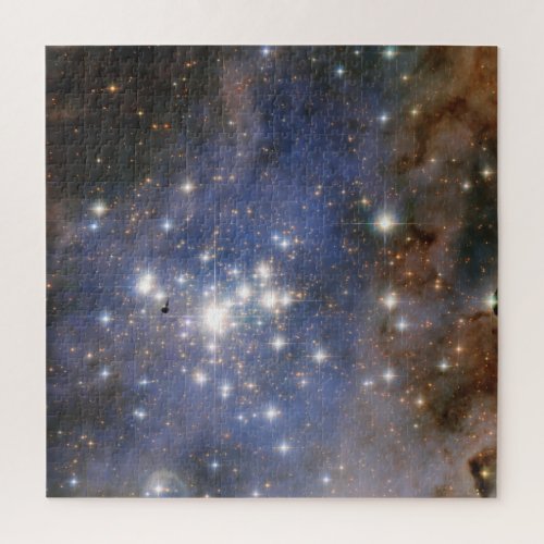 Diamond Stars in Carina Nebula Hubble Space Jigsaw Puzzle