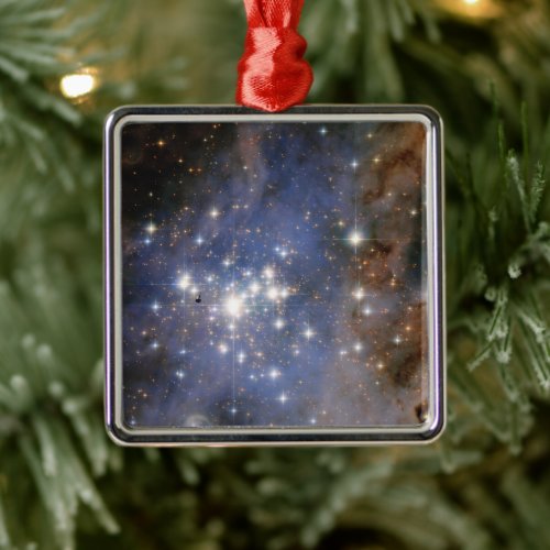 Diamond Stars in Carina Nebula Hubble Space Metal Ornament