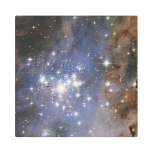 Diamond Stars in Carina Nebula Hubble Space Metal Print