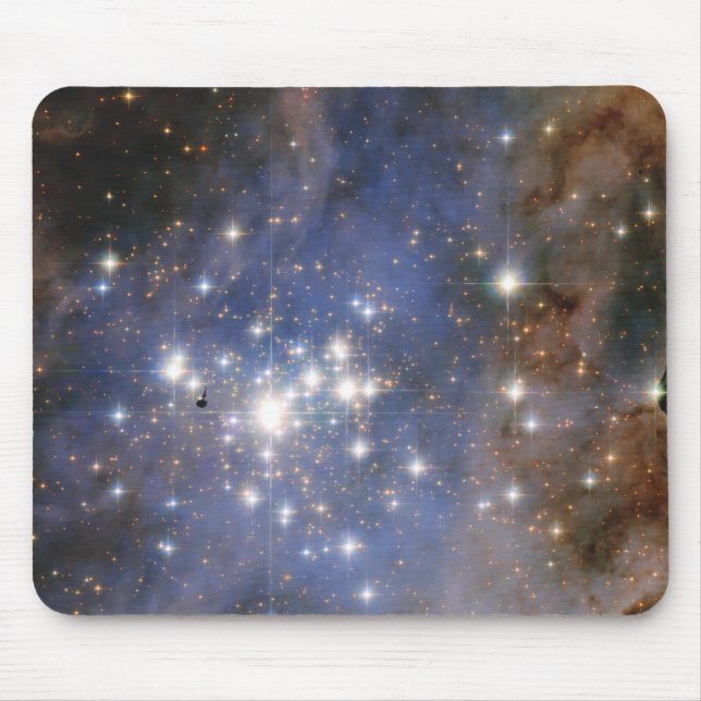Diamond Stars in Carina Nebula Hubble Space Mouse Pad (Front)