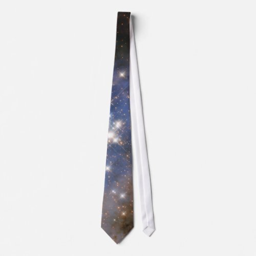 Diamond Stars in Carina Nebula Hubble Space Neck Tie