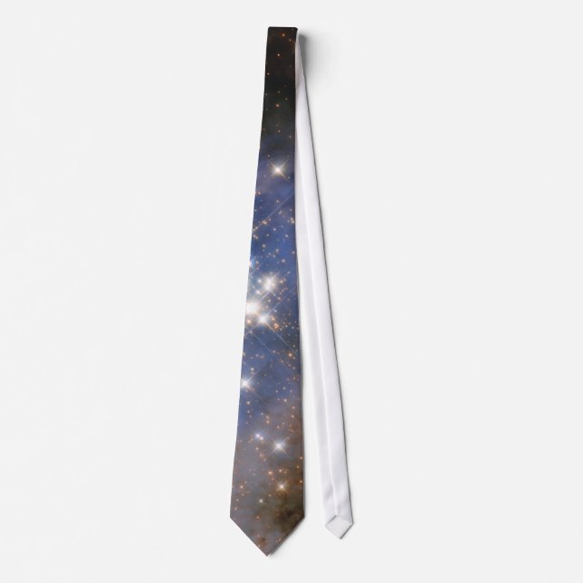 Diamond Stars in Carina Nebula Hubble Space Neck Tie (Front)