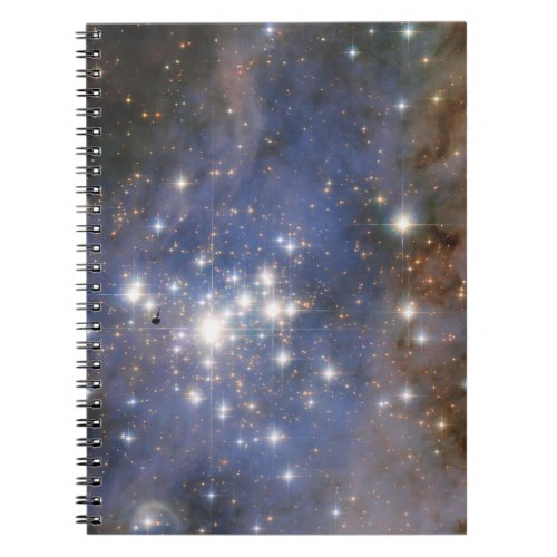Diamond Stars in Carina Nebula Hubble Space Notebook