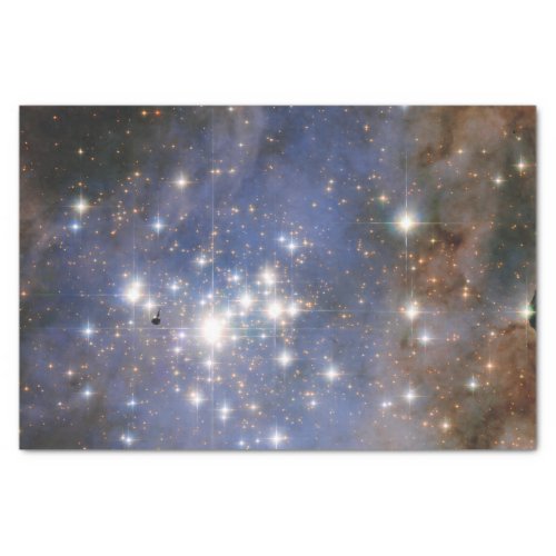 Diamond Stars in Carina Nebula Hubble Space Tissue Paper