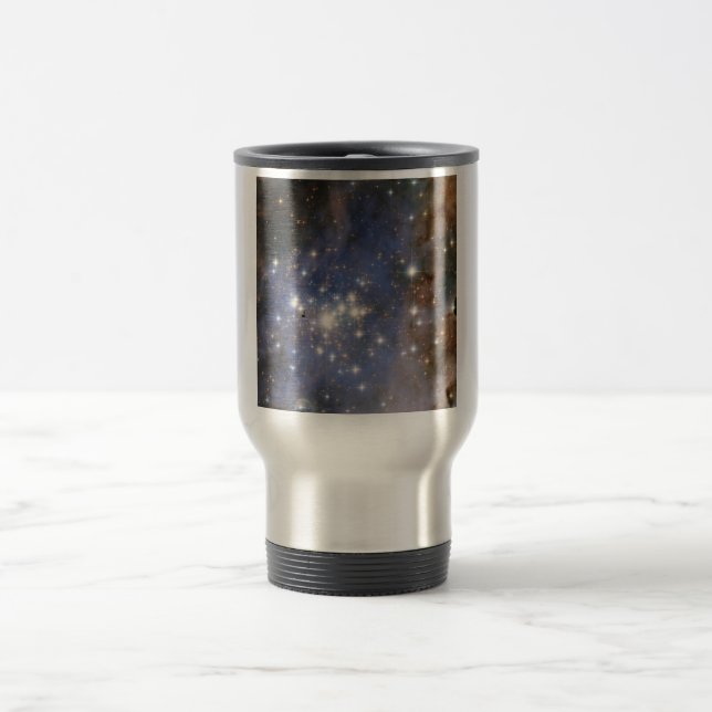 Diamond Stars in Carina Nebula Hubble Space Travel Mug (Center)
