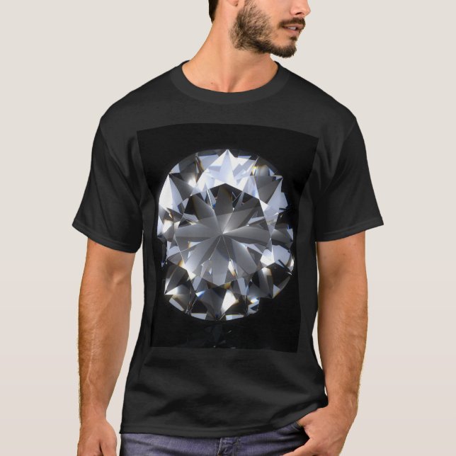 Diamond stone: black space sparkle. T-Shirt (Front)