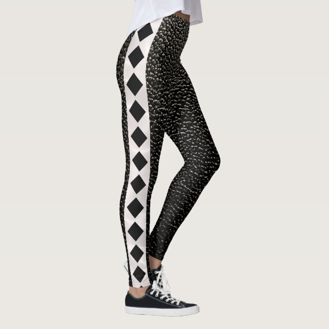 Diamond Strike Leather Leggings (Right)
