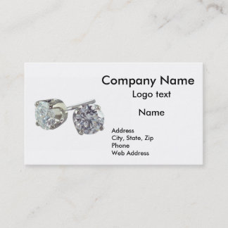 Diamond Stud Business Card