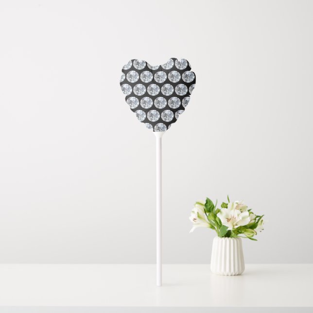 Diamond studded black bg balloon (In Situ)
