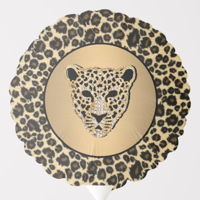 Diamond-Studded Jaguar Balloon (Front)