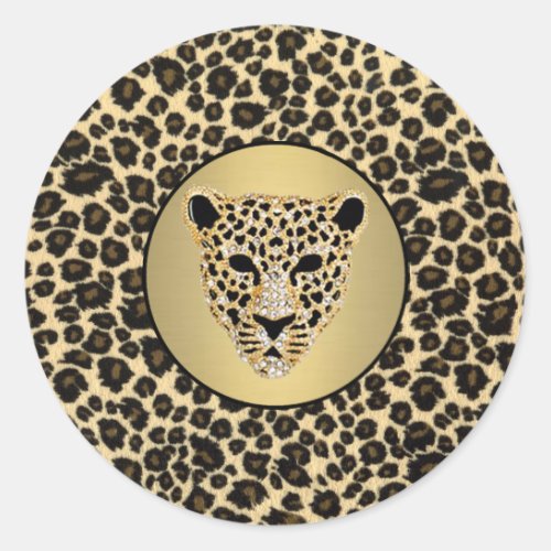 Diamond_Studded Jaguar Sticker