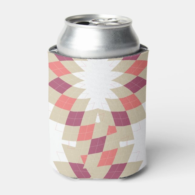 Diamond Swirl Pattern Can Cooler (Can Front)