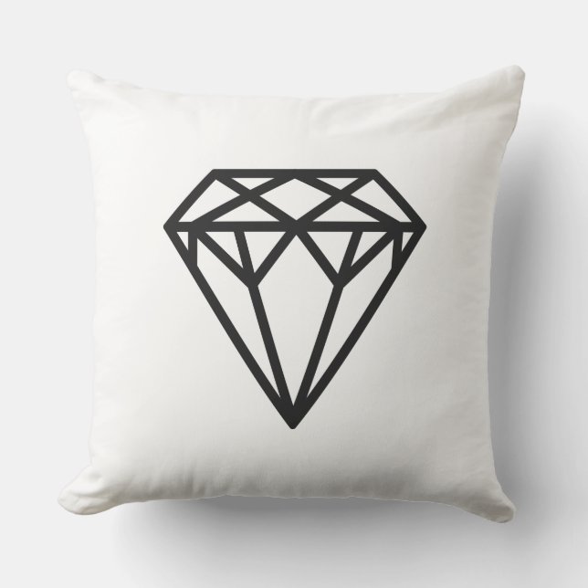Diamond Throw Pillow (Front)