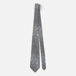 Diamond Ties, glitter brilliant Tie, white crystal Neck Tie