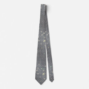 Diamond Ties, glitter brilliant Tie, white crystal Neck Tie