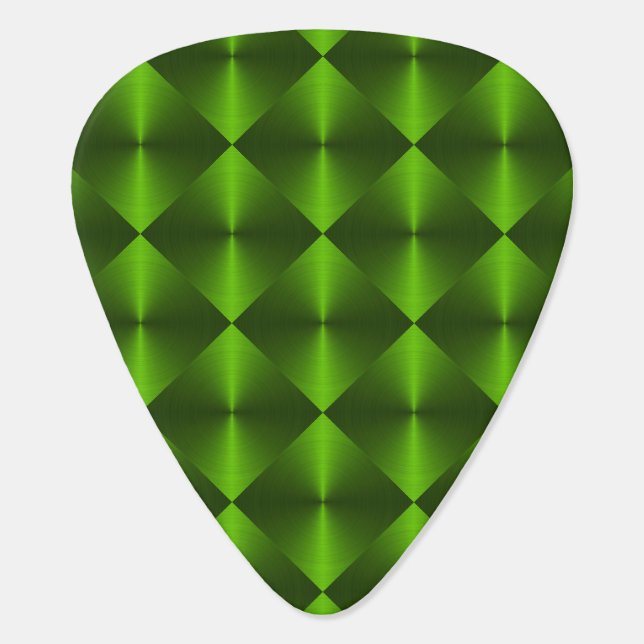 Diamond Tile Design Guitar Pick (Back)