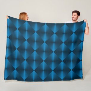 Diamond Tile Pattern Fleece Blanket