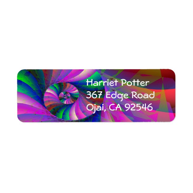 Diamond Traps 2 Abstract Fine Art Label (Front)