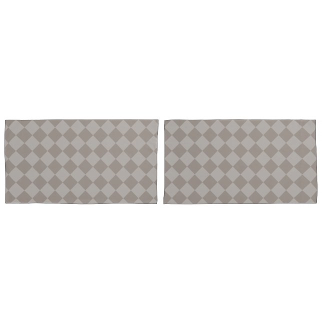 Diamond Two Tone Pillowcases HAMbyWG (Front-Set)