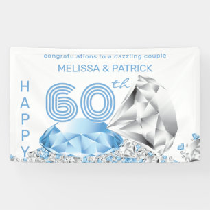 Diamond Wedding Anniversary Banner