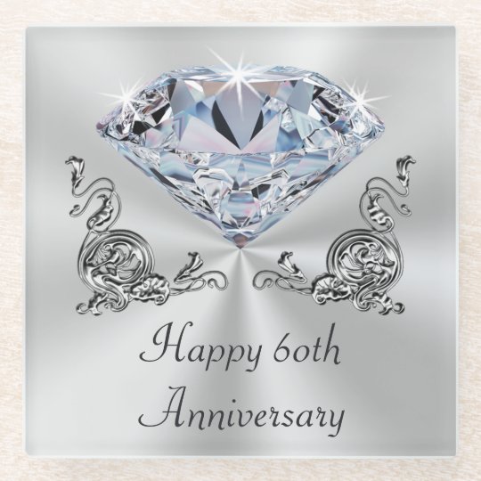 Diamond Wedding Anniversary Presents, Coasters