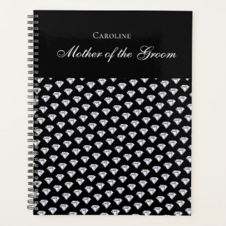 Diamond Wedding Bridal Party Mother of the Groom Planner