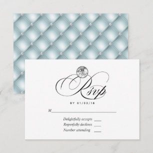 Diamond Wedding RSVP Card