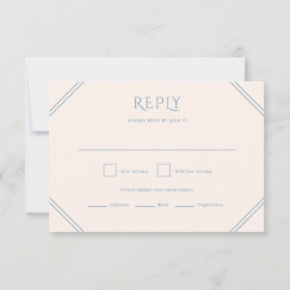 Diamond Wedding RSVP Card