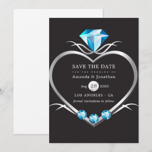 Diamond Wedding Save The Date