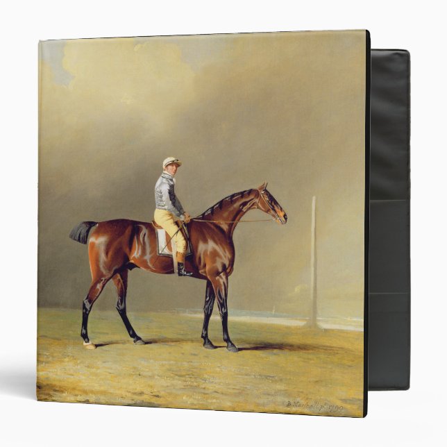 Diamond, with Dennis Fitzpatrick Up, 1799 (oil on Binder (Front/Inside)