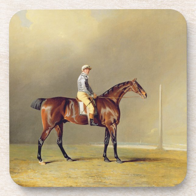 Diamond, with Dennis Fitzpatrick Up, 1799 (oil on Coaster (Front)