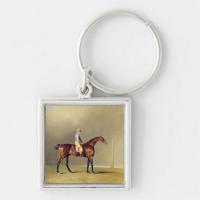 Diamond, with Dennis Fitzpatrick Up, 1799 (oil on Keychain (Front)