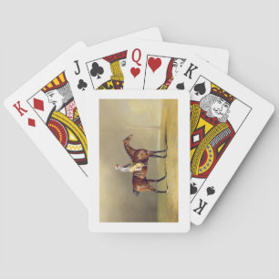 Diamond, with Dennis Fitzpatrick Up, 1799 (oil on Poker Cards