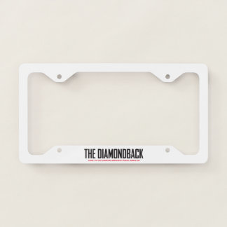 Diamondback License Plate Frame