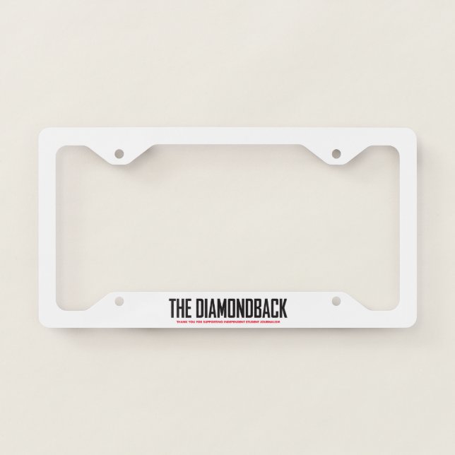 Diamondback License Plate Frame (Front)