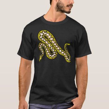 Diamondback Snake T-shirt by FaerieRita at Zazzle