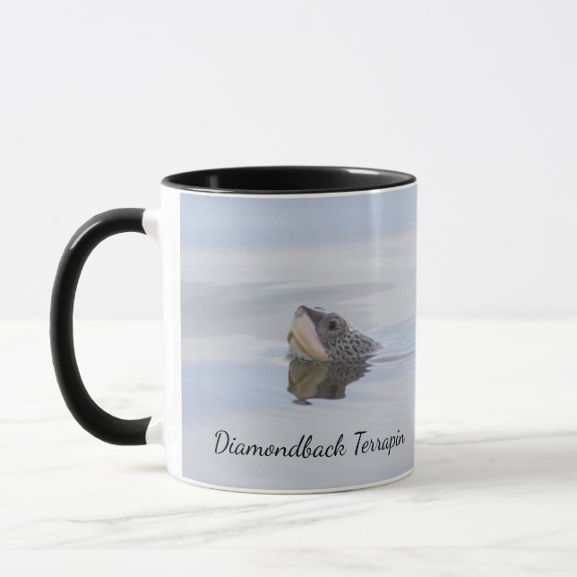 Diamondback Terrapin Face Mug (Left)