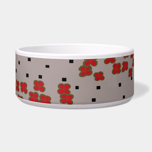 DiamondFlowersSquaresRectangles Bowl (Front)