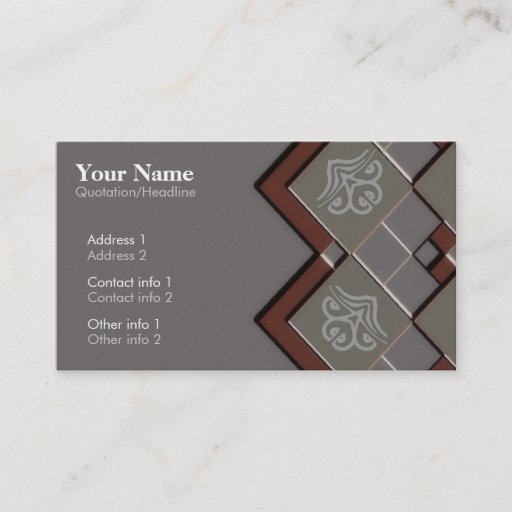 Customizable Diamondia Business Card