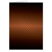Diamondplate Look Pattern Black to Copper Fade (Front)