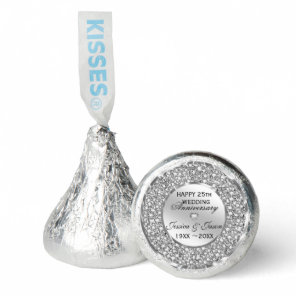 Diamonds 25th Wedding Anniversary Hershey®'s Kisses®