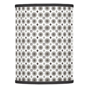 Diamonds and Circle Shapes Tiny Pattern Lamp Shade