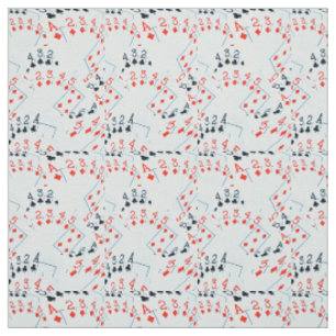 Diamonds And Clubs Pattern, Fabric