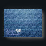 Diamonds and Denim Party, A6 Envelopes<br><div class="desc">Denim and Diamonds Party Supplies and Decorations. Additional Denim and Diamonds Party Decor items available at Metro-Event.com and Metro-events on Zazzle</div>