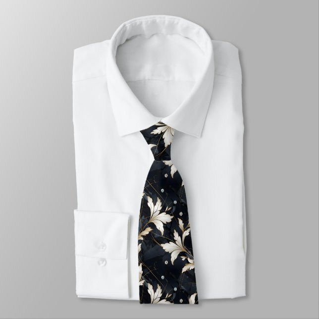 Diamonds and Flowers Neck Tie (Tied)