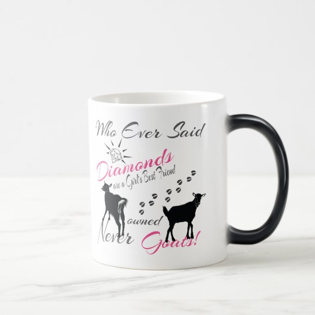 Diamonds and Goats Color Morph Mug (Right)