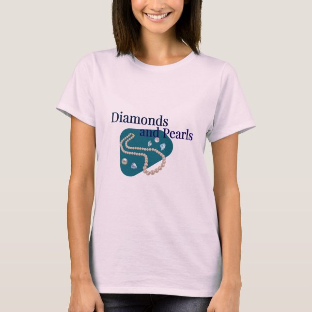 Diamonds and Pearls Women's T-Shirt  (Front)