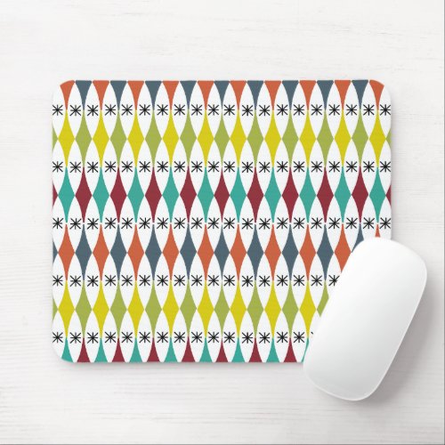 Diamonds and Starbursts Mouse Pad