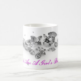 Diamonds Are A Girl's Best Friend Mug